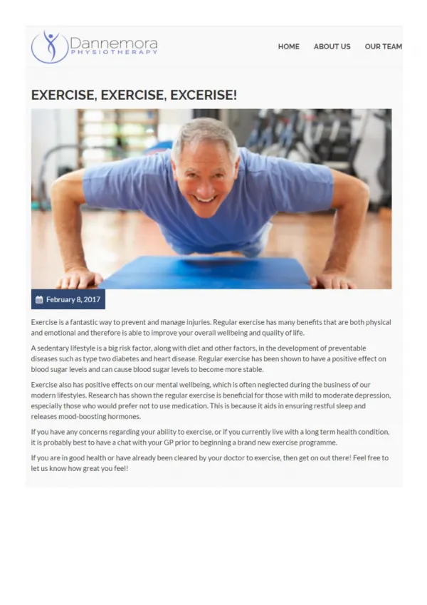 How Exercise is Beneficial For Health - Know From Physio Botany