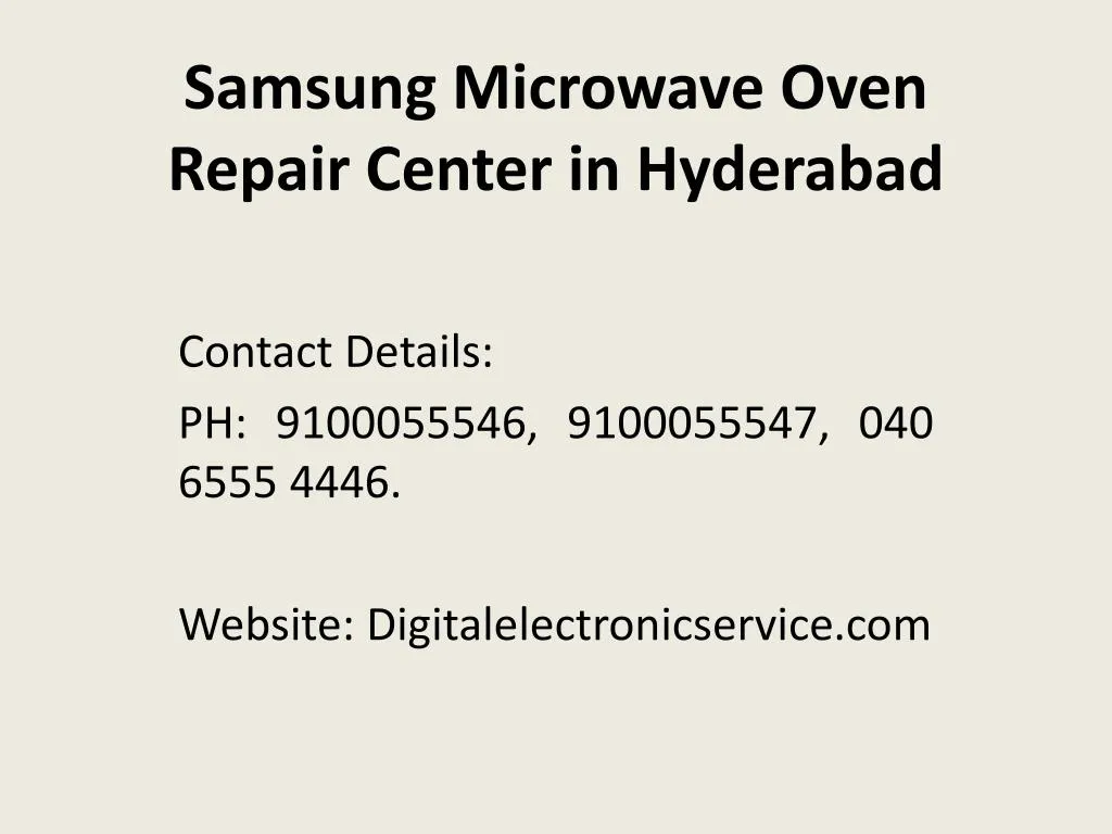 samsung microwave oven repair center in hyderabad