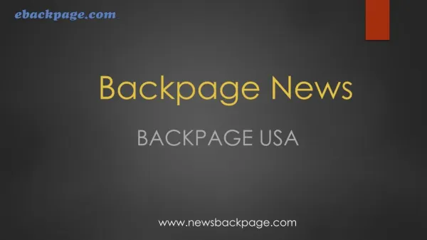Backpage News