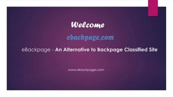 Backpage alternative
