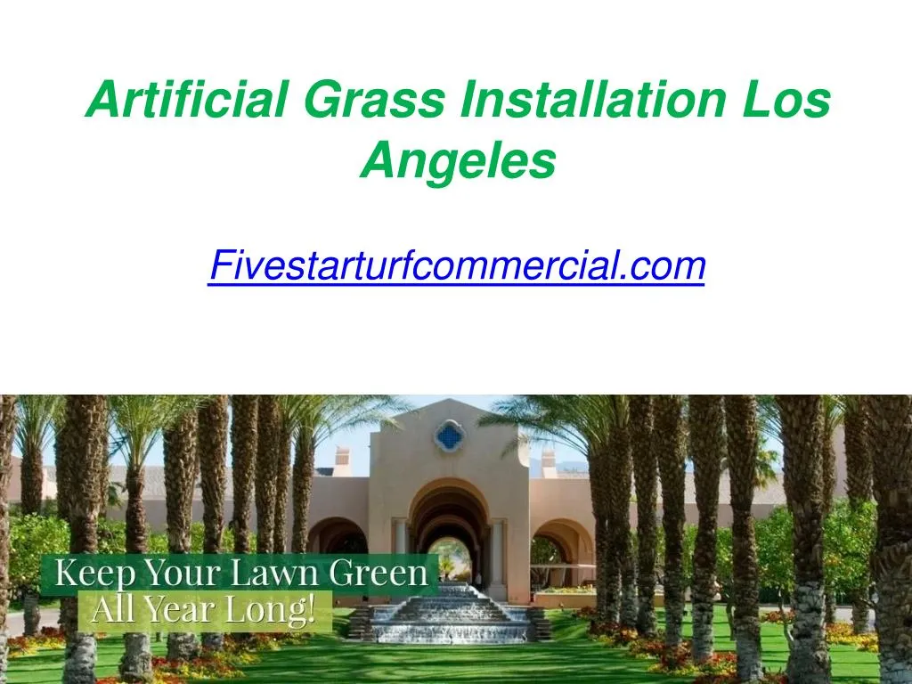 artificial grass installation los angeles