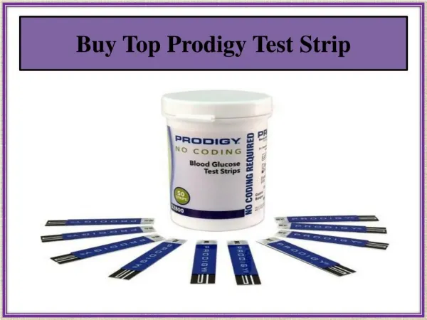 Buy Top Prodigy Test Strip