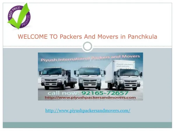 Packers And Movers in Panchkula