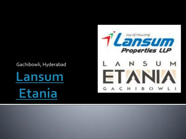 Get Detail About Lansum Etania Price List