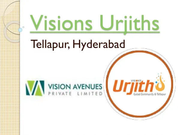 Get More detail Visions Urjith Price List
