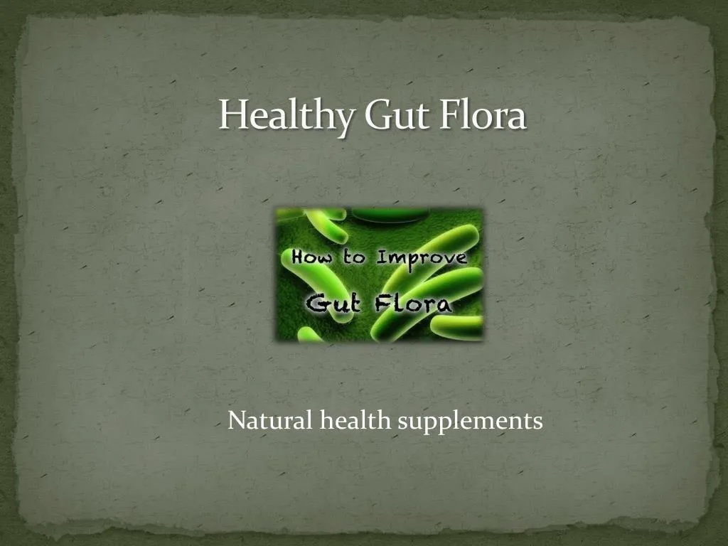 healthy gut flora