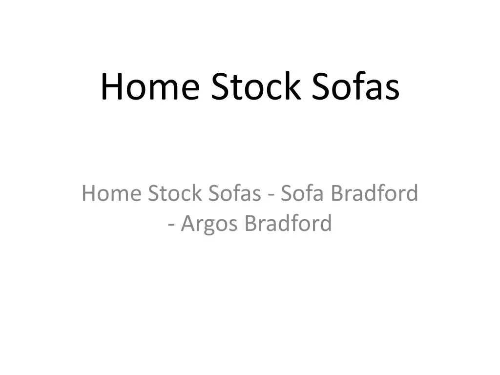 home stock sofas
