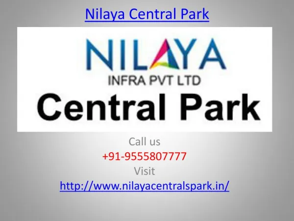 Nilaya Central Park Furnished Residential Home