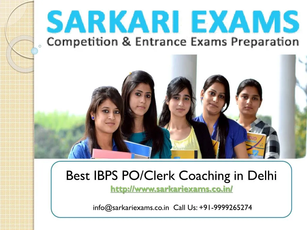 best ibps po clerk coaching in delhi http