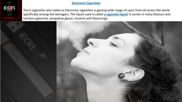 Best Electronic Cigarettes Available in India