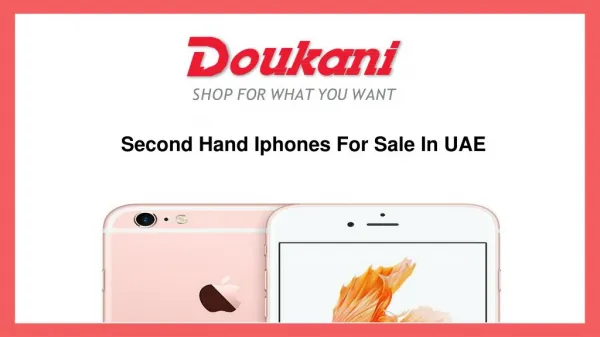Second Hand Iphones For Sale In UAE - Doukani