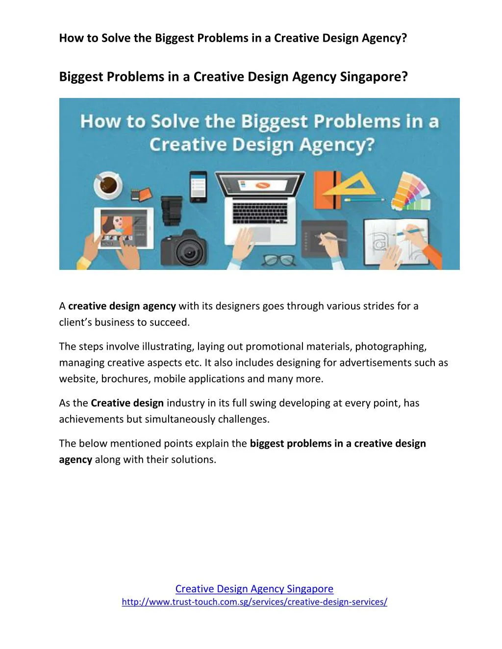 how to solve the biggest problems in a creative