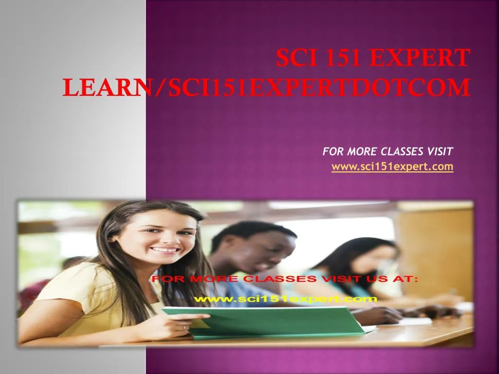 sci 151 expert learn sci151expertdotcom