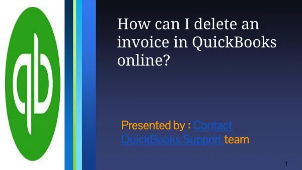 Contact Quickbooks Support