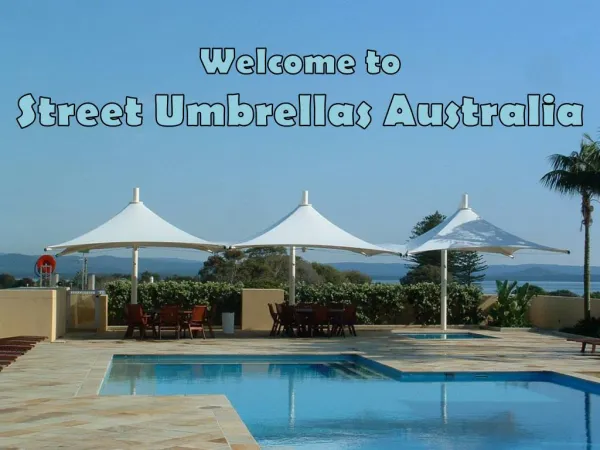 Contrive Architectural Umbrellas at Street Umbrellas Australia