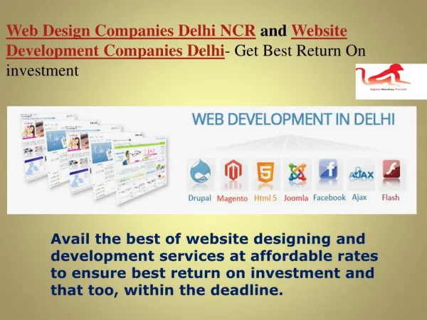Web_Design_Companies_Delhi_NCR_and_Website_Development company