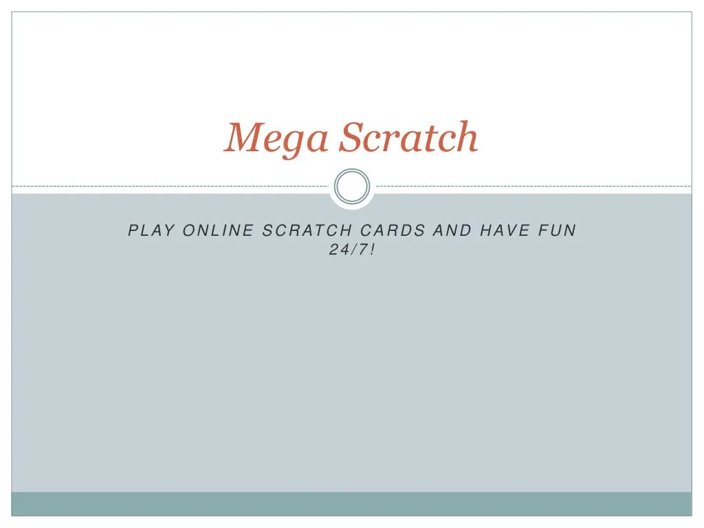 mega scratch