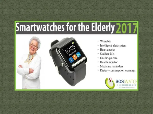 Why Elderly People Should Use Smart Watches?
