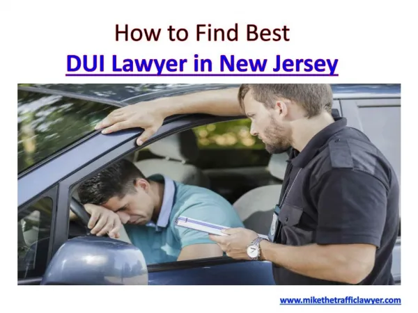 How to Find Best DUI Lawyer in New Jersey