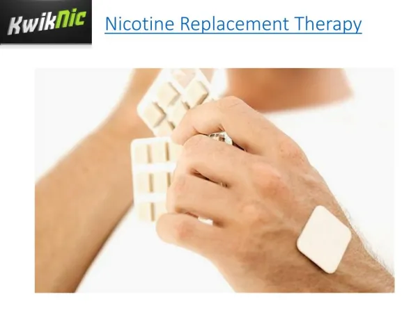 Nicotine Replacement Therapy