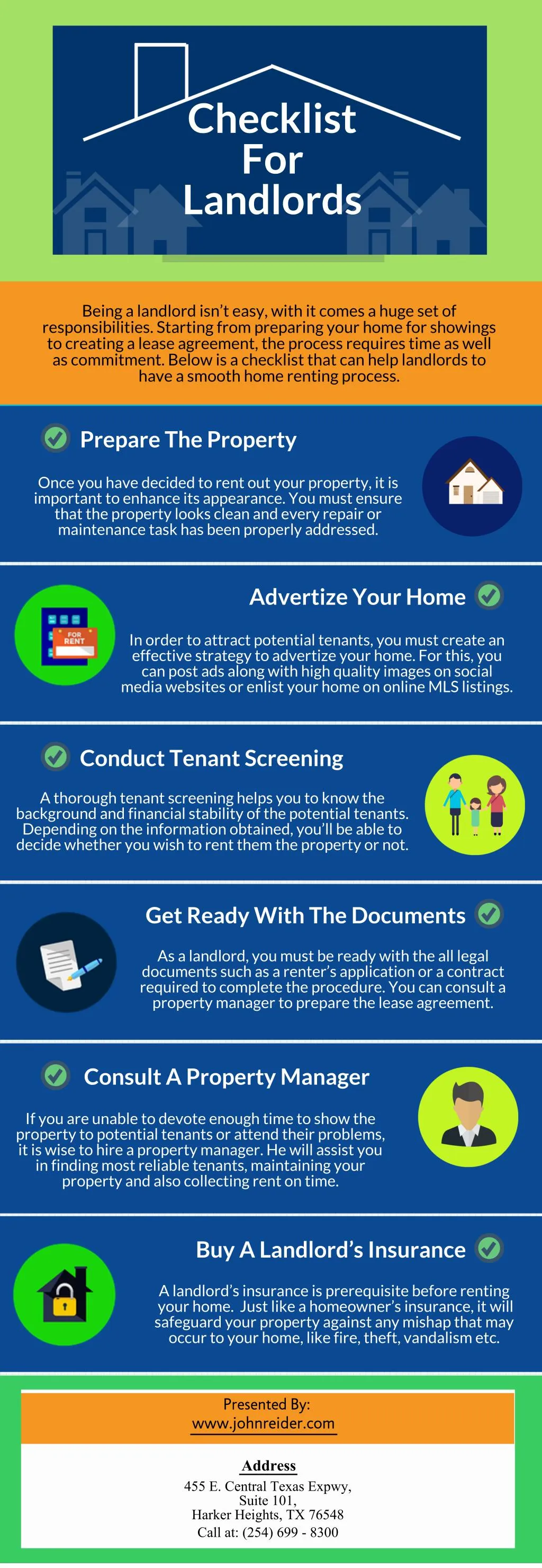 checklist for landlords