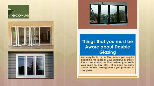 Things that you must be aware about double glazing