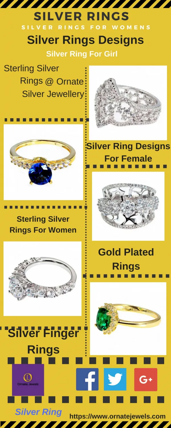Silver Rings : Shop Sterling Silver Rings For Women, Girls