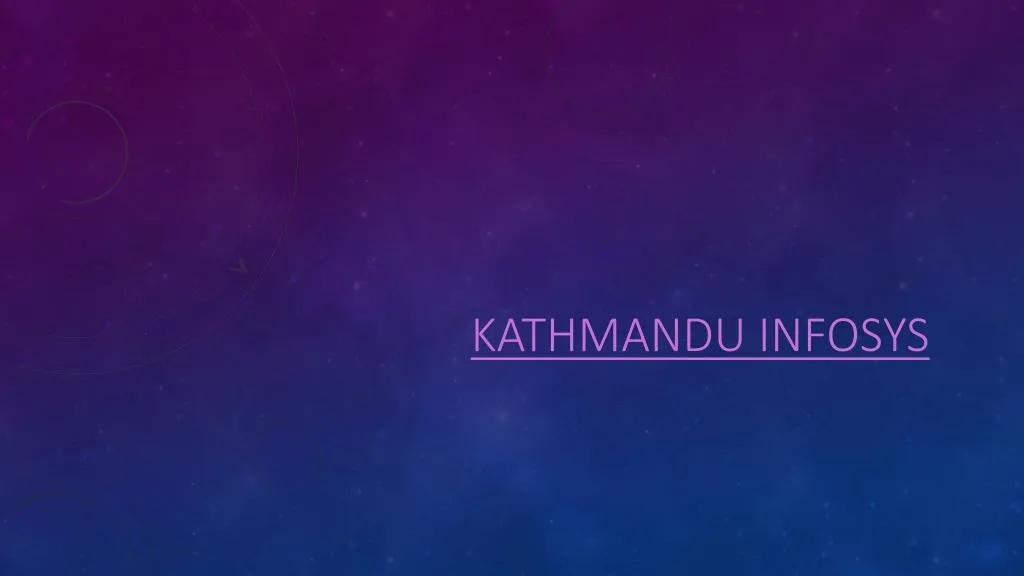 kathmandu infosy s