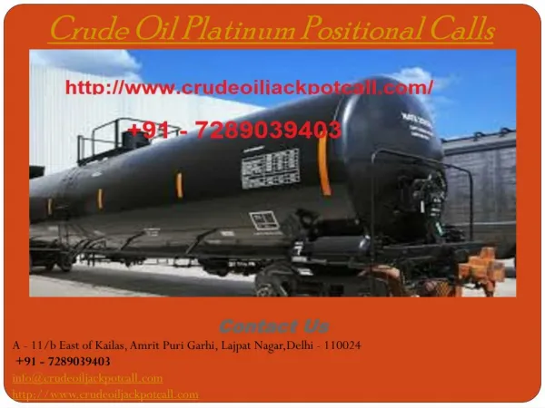 crude oil platinum positional calls