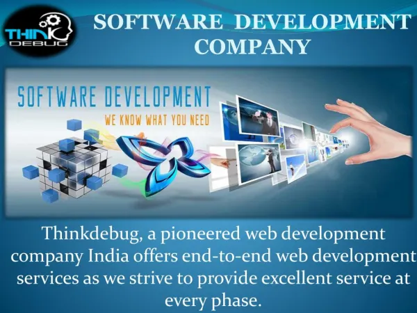 Thinkdebug is a pioneered web Design and Web development company India.