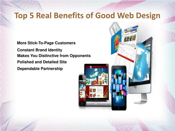 Top 5 Real Benefits of Good Web Design