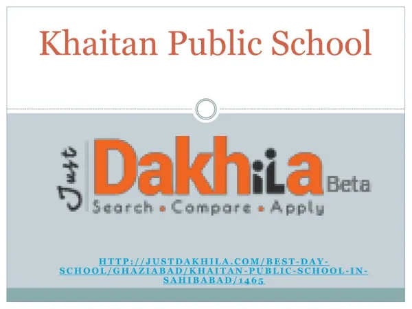 Khaitan Public School Sahibabad