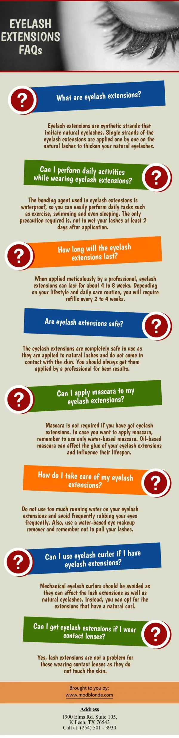 Eyelash Extensions FAQs