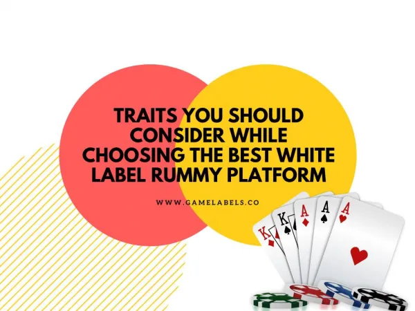Traits You Should Consider While choosing the best White Label Rummy Platform