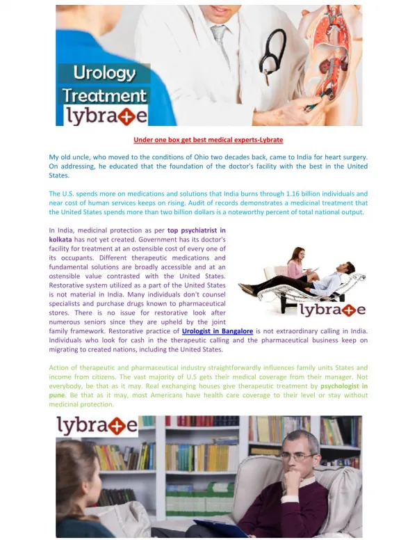 Urologist in Bangalore