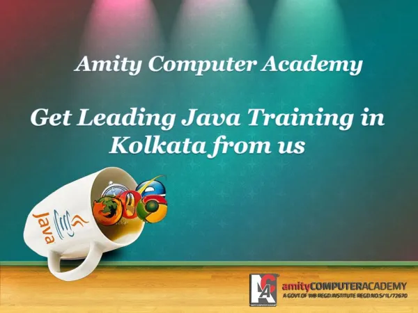 Get Leading Java Training in Kolkata from us