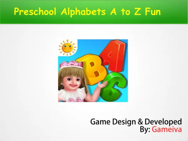 Preschool Alphabets A to Z Fun Game for Kids