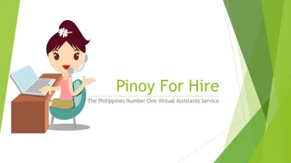 Pinoy For Hire The Philippines Number One Virtual Assistants Service