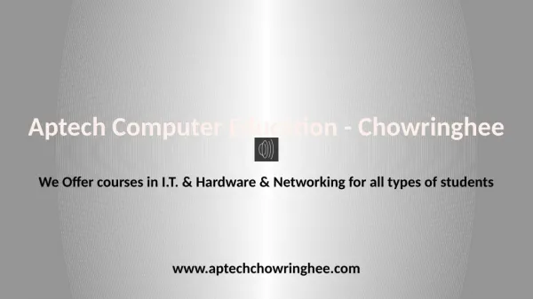 Aptech Computer Education - Chowringhee-CCNA