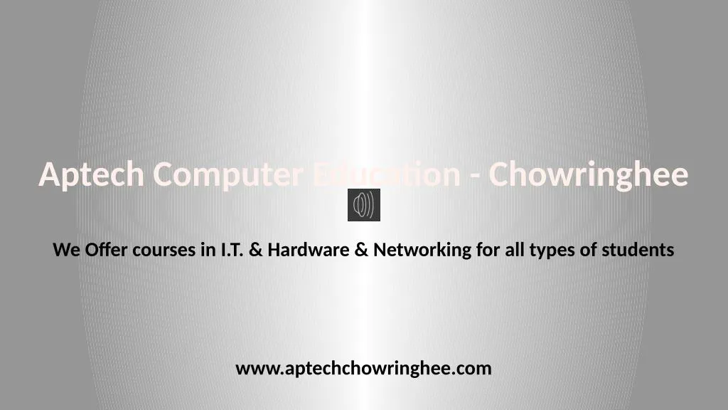 aptech computer education chowringhee