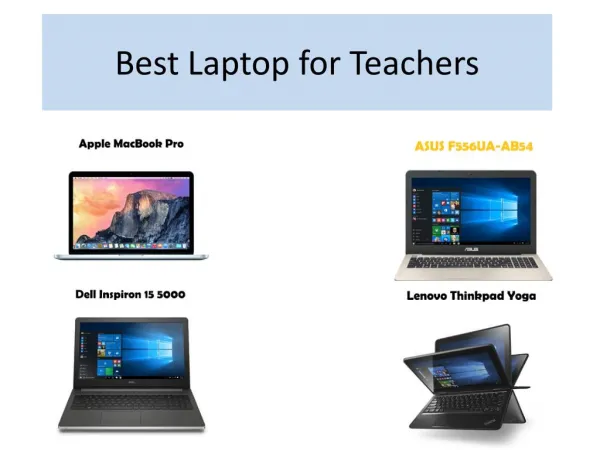 Laptop for teachers