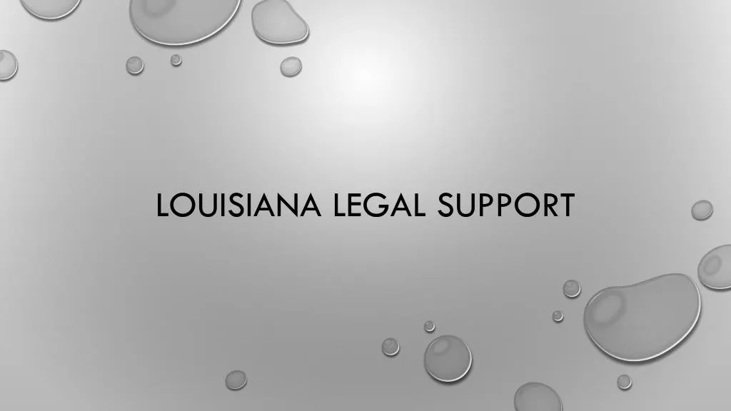 louisiana legal support