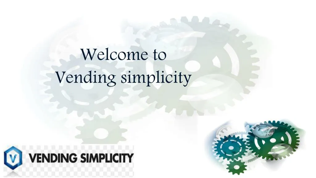 welcome to vending simplicity