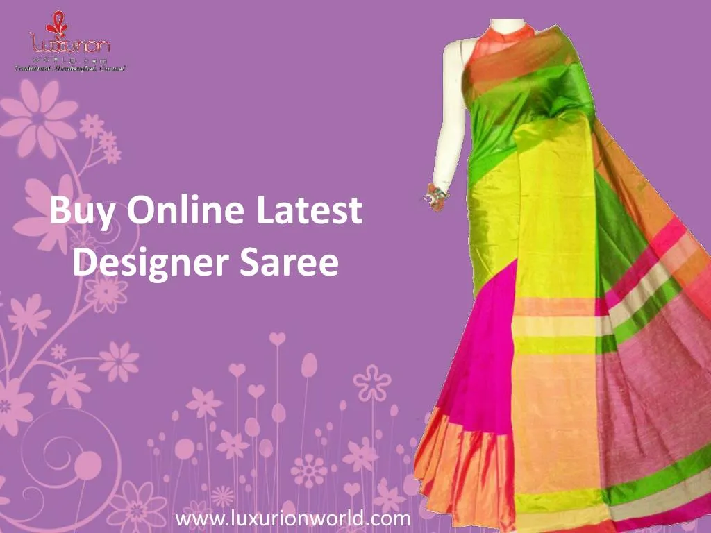 buy online latest designer saree