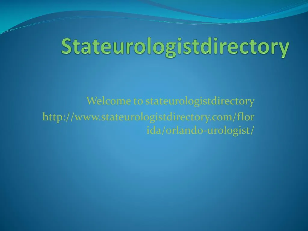 stateurologistdirectory