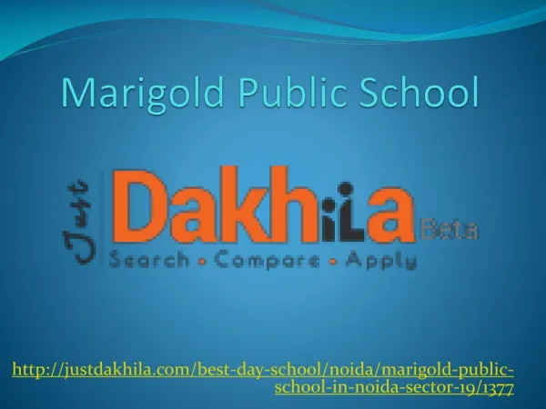 Marigold Public School Noida