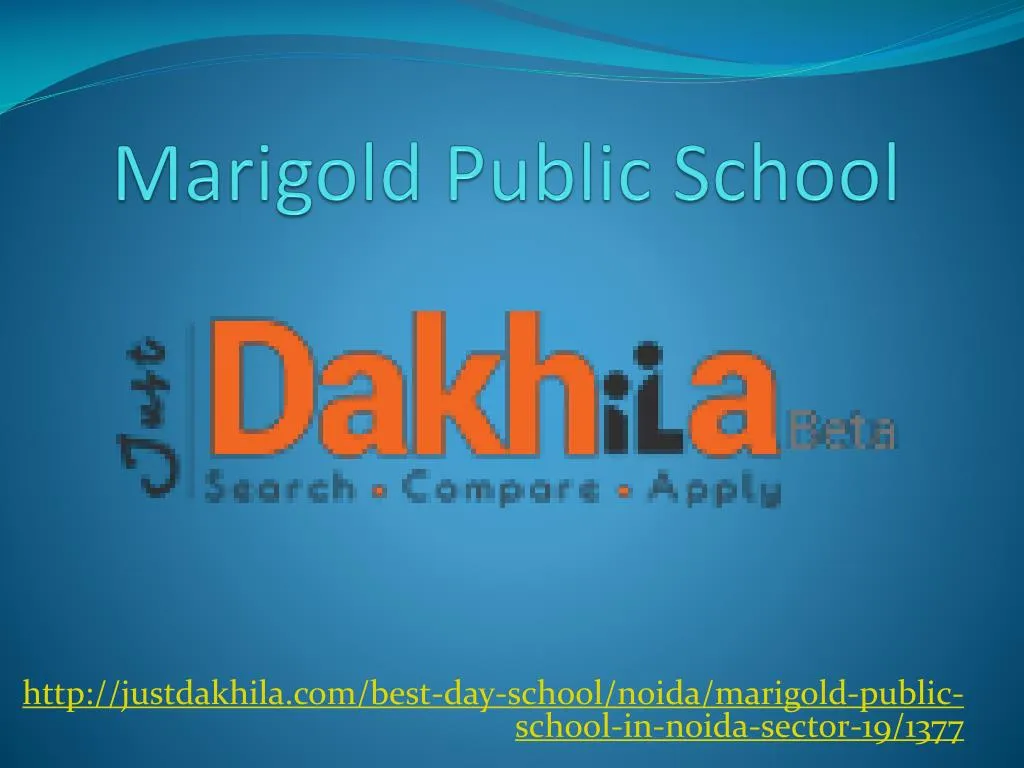 marigold public school