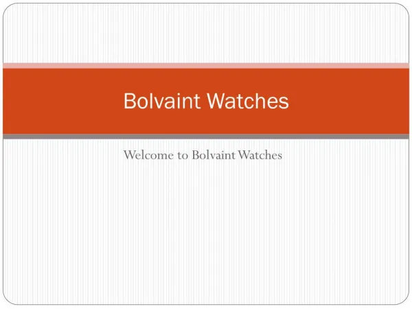 Bolvaint Watches