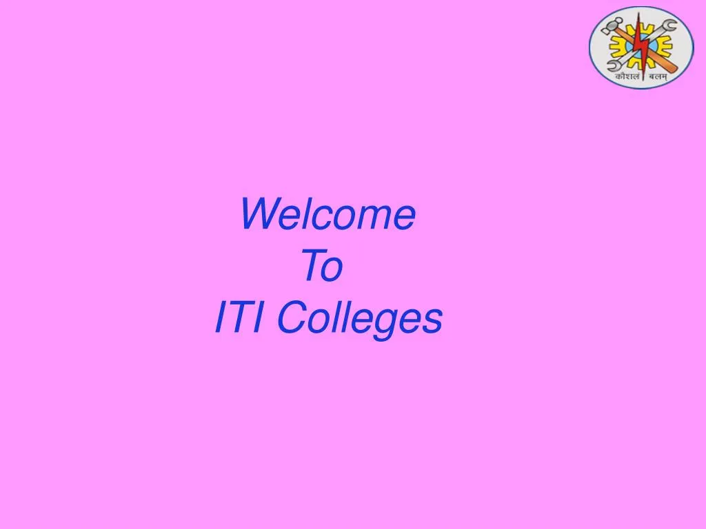 welcome to iti colleges