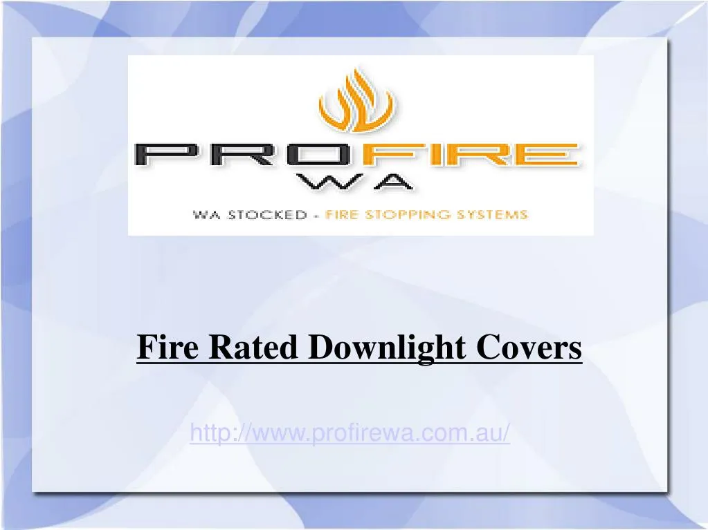 fire rated downlight covers